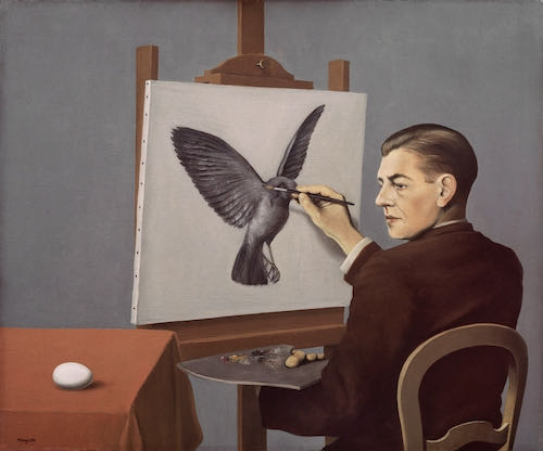 Rene Magritte, Clairvoyance, 1936 | Article on ArtWizard