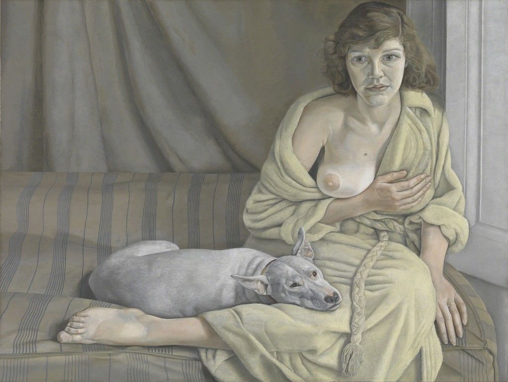 Lucian Freud, Girl with aa White Dog, 1950-51 | Article on ArtWizard