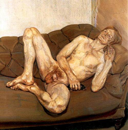 Lucian Freud, Naked man with a Rat, 1977 | Article on ArtWizard