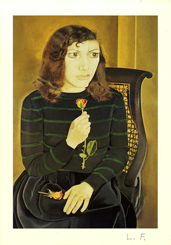 Lucian Freud, Girl with Roses, 1947-48 | Article on ArtWizard