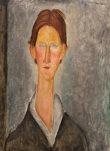Amedeo Modigliani, Portrait of  Student, 1917 | Article on ArtWizard