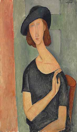 Amedeo Modigliani, Jeanne Hébuterne (Au chapeau), 1919 | Article on ArtWizard