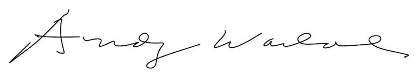 Signature of Andy Warhol | Article on ArtWizard