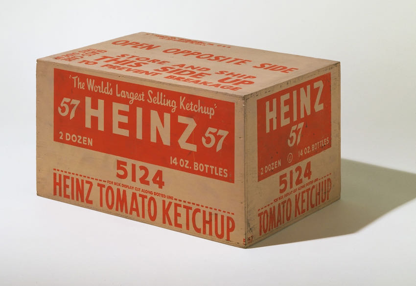 Andy Warhol, Heinz Tomato Ketchup Box, 1963-64 | Article on ArtWizard