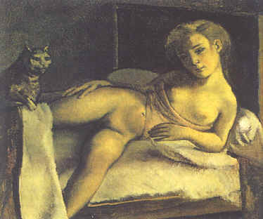 Balthus, Fille sur un lit, 1950 | Article on ArtWizard