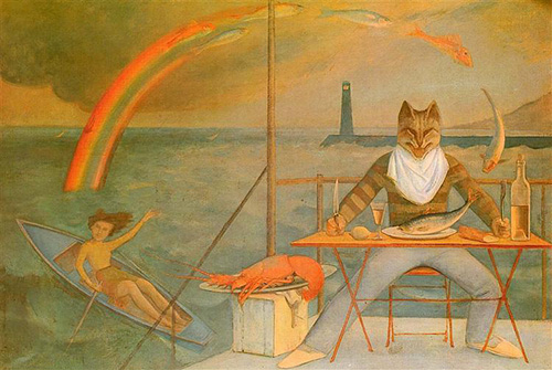 Balthus, Le Chat de la Méditerranée, 1949 | Article on ArtWizard