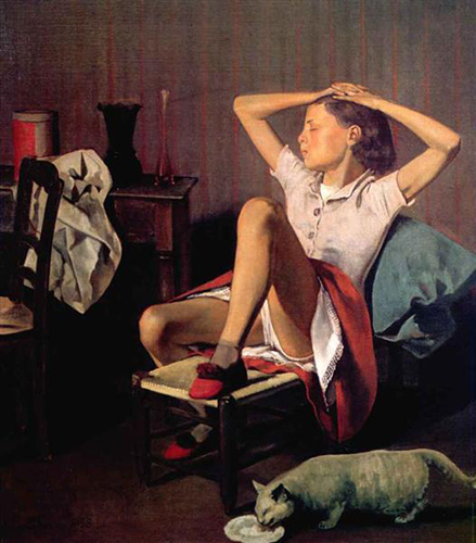 Balthus, Thérèse rêvant, 1938 | Article on ArtWizard