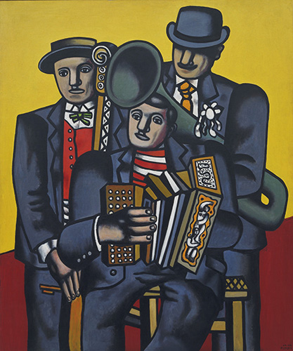Fernand Léger, Three Musicians, 1924-44 | Article on ArtWizard
