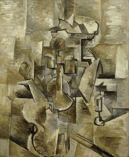 Georges Braque, Violin and Candlestiks, 1910 | Статья на ArtWizard