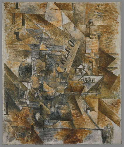 cubism braque violin