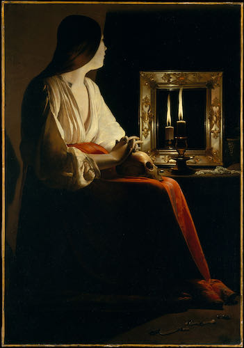 Georges de La Tour, La Madeleine à la veilleuse (The Penitent Magdalen), 1640 | Article on ArtWizard