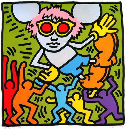 Keith Haring, Andy Mouse, 1986 | Article on ArtWizard