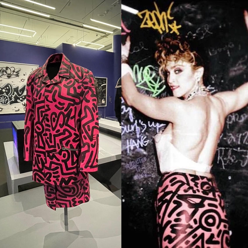 Keith Haring, Painted dress worn by Madonna, MFA Boston Keith Haring, Painted dress worn by Madonna, MFA Boston  | Article on ArtWizard