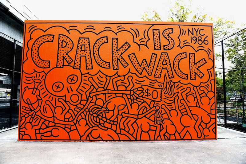 Keith Haring, Crack is Wack, 1986 | Article on ArtWizard