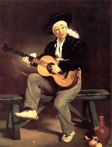Manet, Le Chanteur espagnol, 1860 | Article on ArtWizard