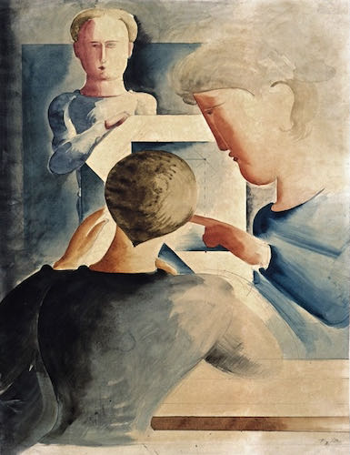 Oskar Schlemmer, Unterweisung, 1932 | Article on ArtWizard