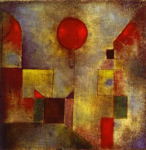 Paul Klee, Red-Balloon, 1922 | Article on ArtWizard