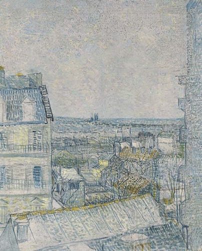 Vincent van Gogh, View from Vincent's Window, 1887 | Article on ArtWizard