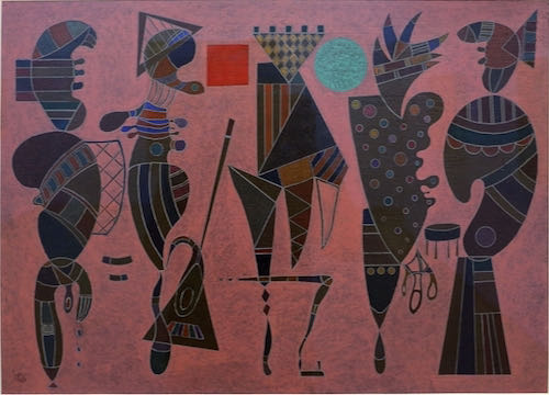 Wassily Kandinsky, Cerchio e quadrato, 1943 | Article on ArtWizard