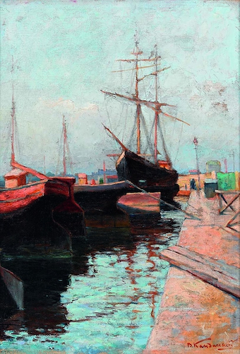 Wassily Kandinsky, Odessa Port, 1898 | Article on ArtWizard