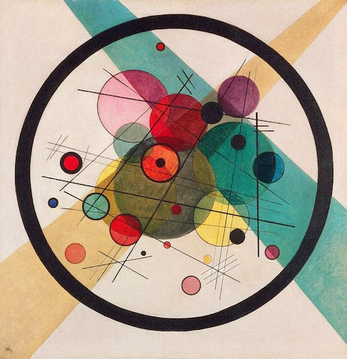 Wassily Kandinsky, Circles in a Circle, 1923 | Статья на ArtWizard
