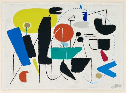 Willi Baumeister, Allegro, 1954 | Article on ArtWizard