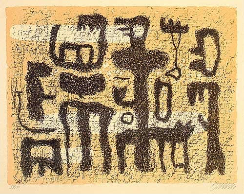 Willi Baumeister, African Tale, 1942 | Article on ArtWizard