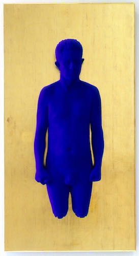 Yves Klein, Portrait relief PR3 (portrait of Claude Pascal), 1962 | Article on ArtWizard