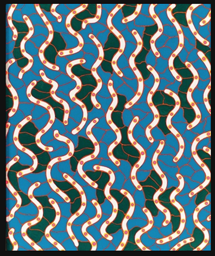 Yayoi Kusama, Waves on the Hudson River, 1988 | Article on ArtWizard