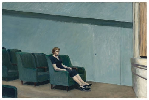 Edward Hopper, Intermission, 1963 | Article on ArtWizard