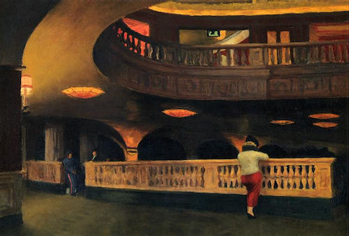 Edward Hopper, The Sheridan Theatre,1937 | Article on ArtWizard